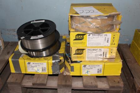 2 boxes Welding wire ESAB Shield Bright 316 L 1.2 mm + OK Autorod 16.30 and 16.53 3.2mm