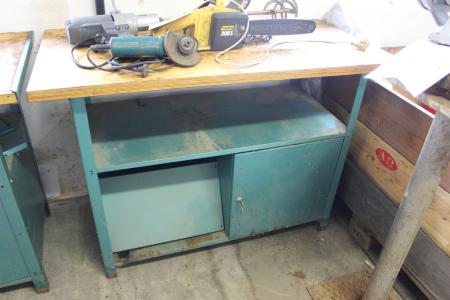 Work table with cabinet 1200 x 600 mm