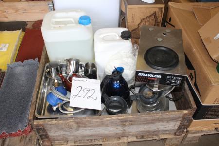 Coffee maker Bravilor Matic coffee filters + cleaning utensils + dishes etc.