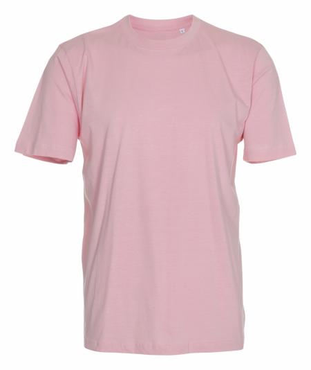Firmatøj uden tryk ubrugt: 40 stk. rundhalset T-shirt, LYS RØD , 100% bomuld .  40 XL