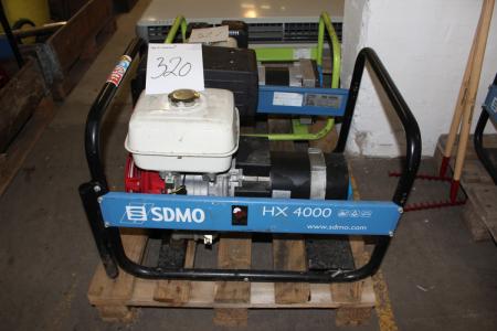 Generator SDMO HX 4000med Honda GX 270 9.0 engine