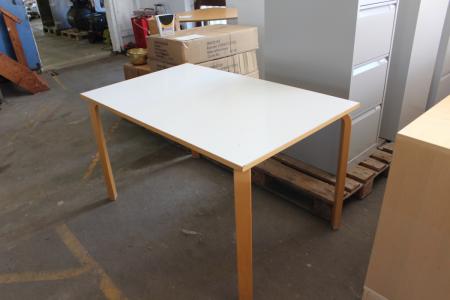 Desk 120 x 80 cm + 2 drawer sections + tambour cupboard