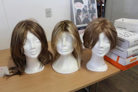 3 pcs new wigs Belle Madame and NJ Paris