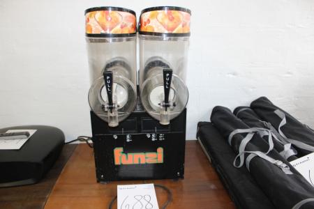 Juice / juice machine with 2 containers Funzi slush ice (satnd unknown)