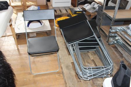 8 pcs folding chairs