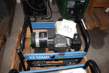 Generator SDMO HX 3000 med Honda GX 200 5,5 motor