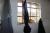 Hængeparasol 3 meter med granitfod (del af krydsfod mangler) NY
