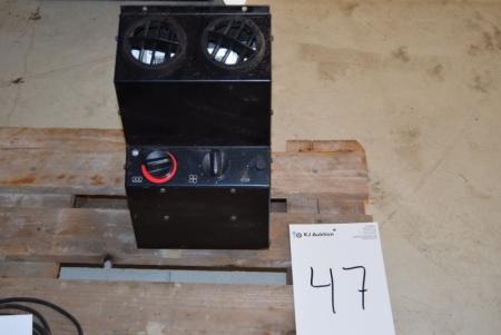 Space heater for construction machinery M. M