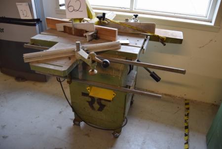 Combined machine. Circular saw, milling machine, jointer / planer and mortiser, mrk. Robland. not tested