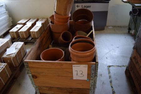 Pallet with various PVC pipes / bends. From Ø180 to 300 mm, etc.