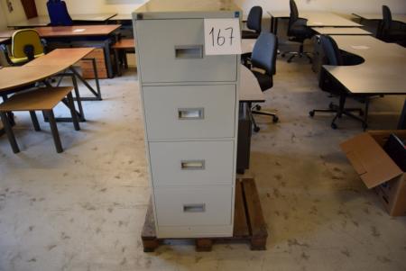 Filing cabinet with drawers 4, 72 x 131 cm