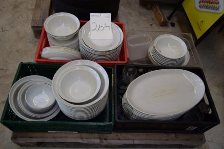 Various bowls, dishes, plates, etc.