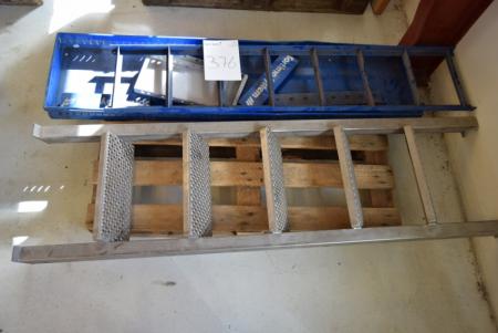 Ladder 5-speed, L ca. 180 cm + miscellaneous bilreoler