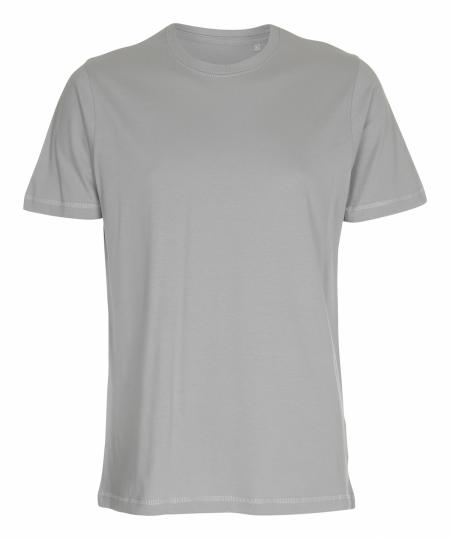 Firmatøj ohne Druck ungenutzt: 40 Stück. Rundhals-T-Shirt, grau, 100% Baumwolle. 10 S - 10 M - 10 L - 10 XXL