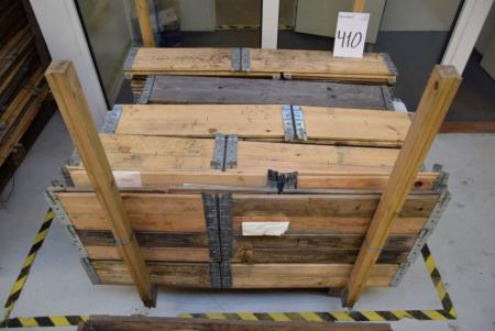 Pallet with pallet collars to 1/2 pallets, ca. 50 pcs.