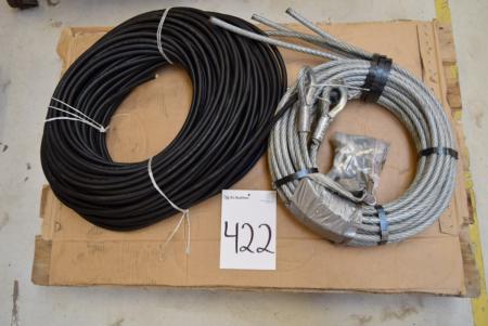 100 m Neoprene olie resistent kabel 4 x 4mm2 + wire, ubrugt