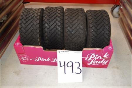 4 pcs. tires marked. Trelleborg 140 to 6.6 PR