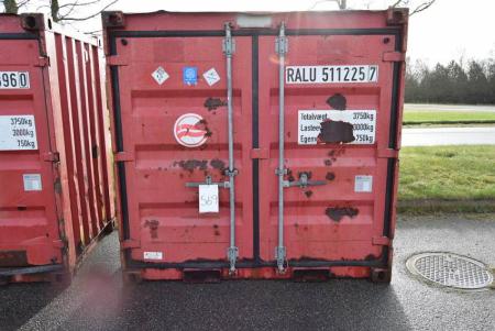 Container, RAL mini type, B L 224 x 142 x 216 cm H