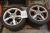 4 pcs. tires marked. Potenza 225/45 R17. 2 tires are worn