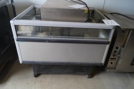 Refrigerated display case on wheels 97x120 cm.