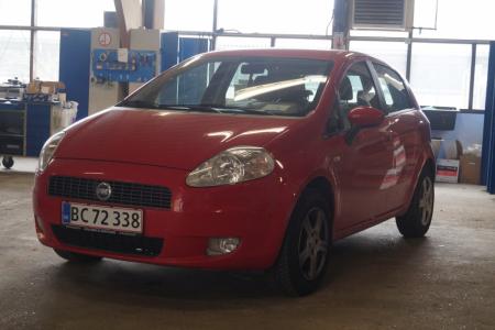 Fiat Punto, 1.4 reg. No. BC72338 in good condition. Starts and runs. Initial recognition. 09/01/2007 Hours unknown.