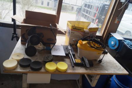 Wägner steamer and cyclo polisher with more on board.