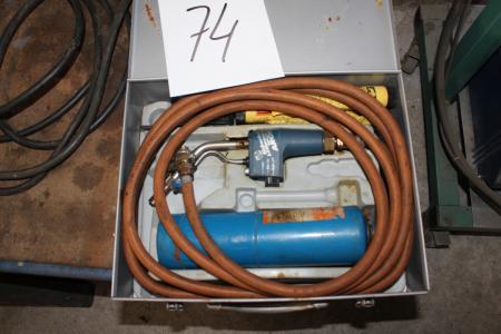 Gas plumbing kit in suitcase