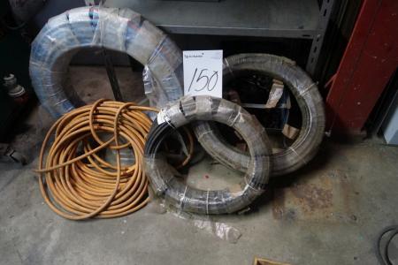 Various oxygen and gas hoses