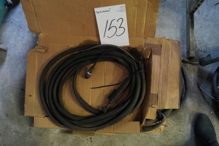 3 pcs Migatronic welding cables with tig handle