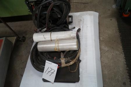 Wire wire for welding machine (stand unknown) + welding cable
