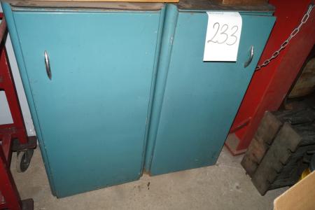 2 pcs steel cabinet