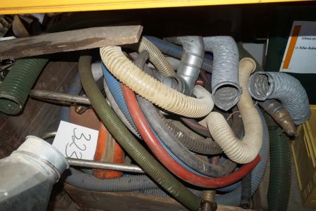Palle with extraction hose and miscellaneous