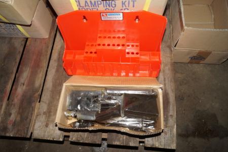 3 kasser med Vertex Clamping-kit model CK-10 NYT