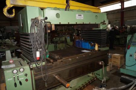 Workshop press GMG machine no. 281 001 40 tonnes plan size 1600 x 1000 mm