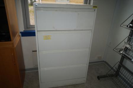 File cabinet with wide 4 drawers