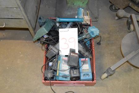 Box with div. Electrical tools. not tested
