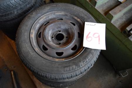 4 pcs. Alloy Wheels 195/65 R15, 4 hole, marked. Michelin
