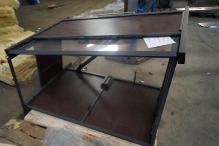 Rolling table for pallet, 126x90 cm