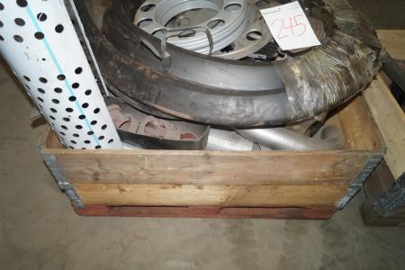 Various exhaust pipes etc.