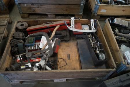 Palle with chargers, and various motometer clamps and much more.