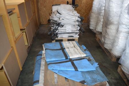 Pallet m. Big Bag bags, T 1, ca. 20 pcs. + Shoot up the press to the trailer