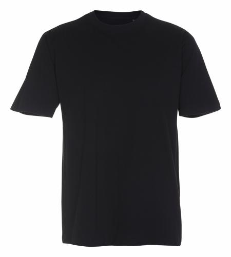 Company clothes without pressure unused: 20 STK. T-shirt, Round neck, Black, 100% cotton, 6XL