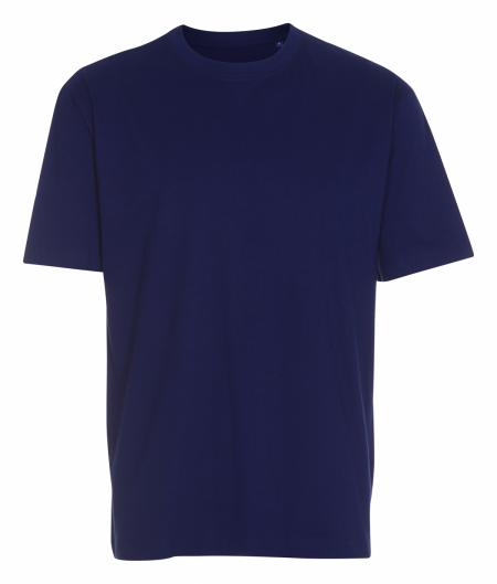 Company clothes without pressure unused: 50 pcs. Round neck T-shirt, cobalt, 100% cotton. 35 S - 15 M