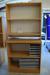 Shelf m. 2 shelves 83 x 85 cm + m filing cabinet. Tambour door 83 cm x 87 + rack m. 4 boxes 94 cm x 73 + trolley m. 4 drawers