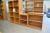 Filing cabinet m. Tambour door 77 cm x 80 + rack 55 x 73 cm + 1. bookcase 95 x 74 cm + 1. 95 x 82 cm