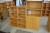 Filing cabinet m. 2 doors and shelves 80 x 176 cm + rack 120 x 71 cm + rack 101 x 71 cm
