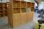 2 pcs. filing cabinets m. doors 190 x 82 cm + 2. shelves 190 x 73 cm