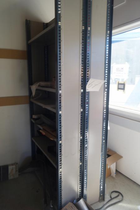 2 sheet steel rack without content. Height 230 Width 105.5