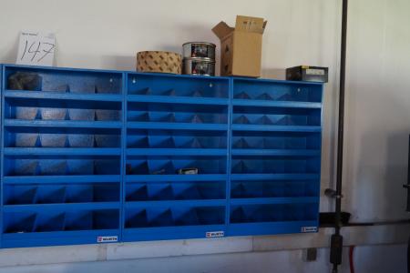 3 pieces of wurth shelves with a capacity of 7x50 cm