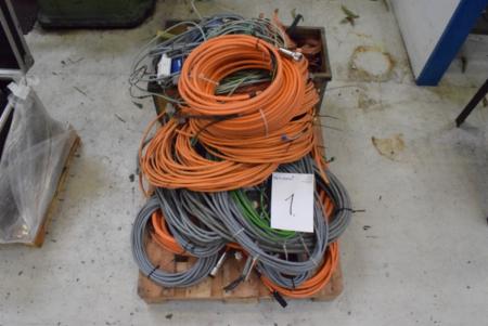 Pallet m. Div. Control cables